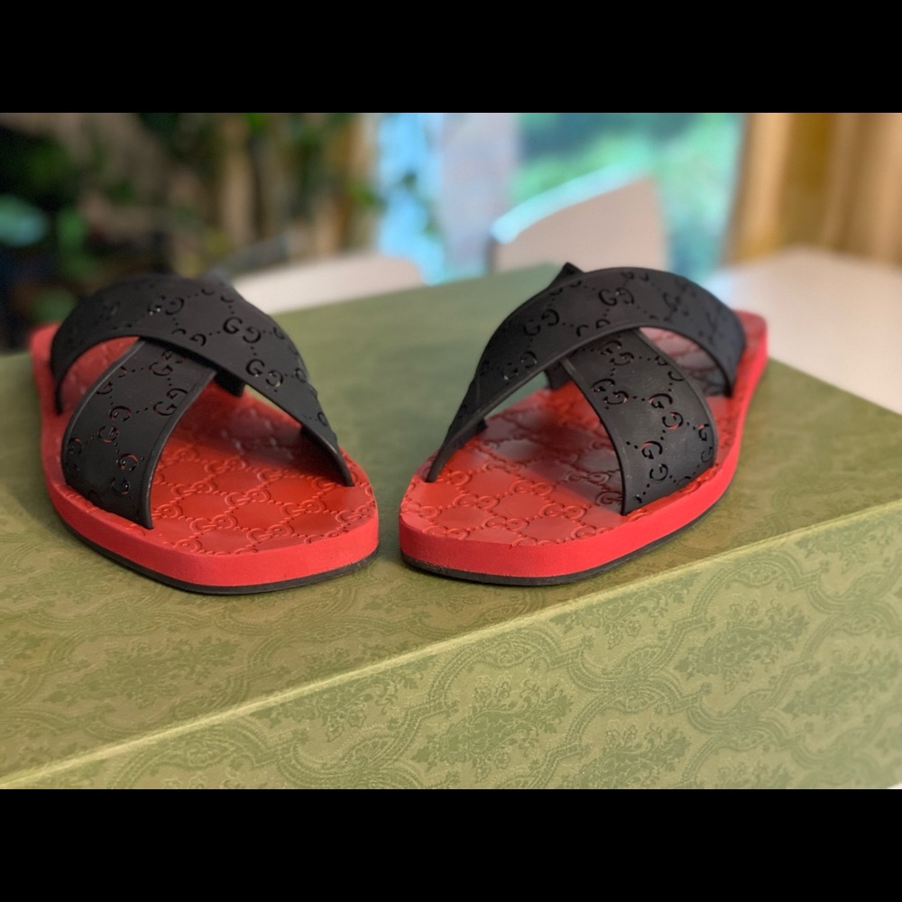 Gucci Drugo GG Logo slide sandal